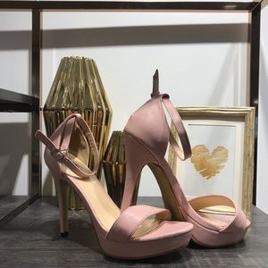 [PRICEDROP] Pink open toe strappy heels